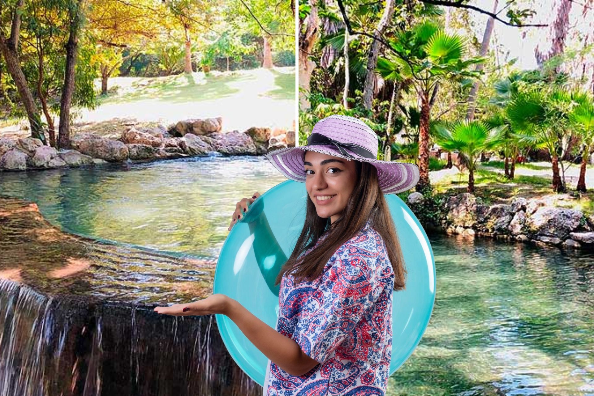 Balneario natural con manantiales y cascadas por 150 pesos