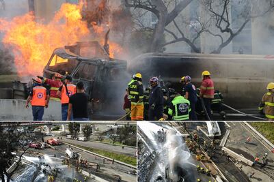 Sobrevivientes narran el horror de la explosión en Puente de la Concordia
