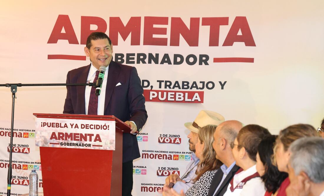 Alejandro Armenta dio conferencia de prensa este lunes | Foto: Especial