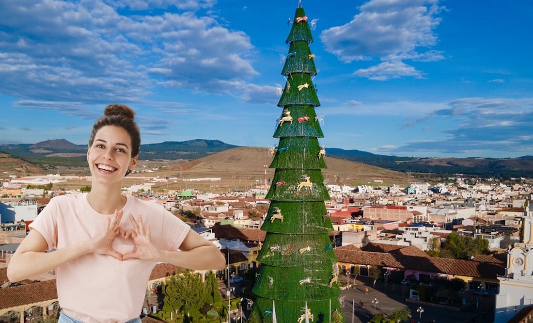 El árbol de Navidad de Chignahuapan mide 68 metros | Foto: Gobierno de Puebla / Freepik