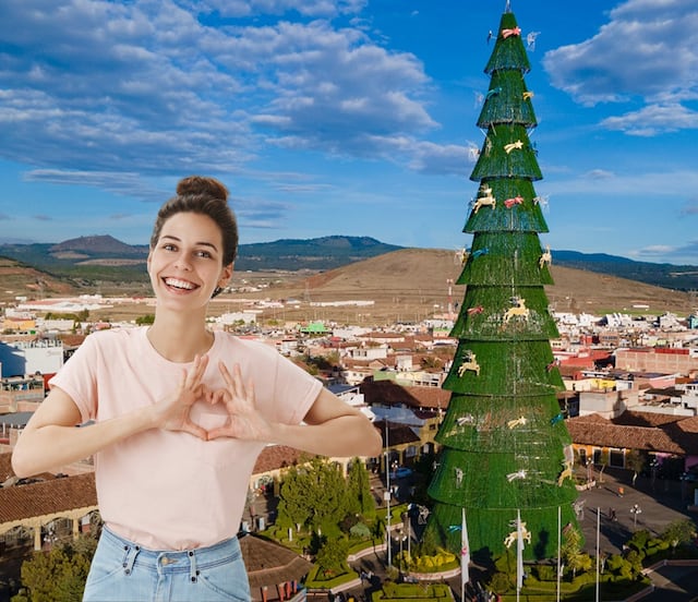 Chignahuapan tiene el árbol de Navidad más alto de México, conócelo