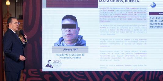 Exponen al alcalde de Acteopan en la mañanera de AMLO por feminicidio de su esposa