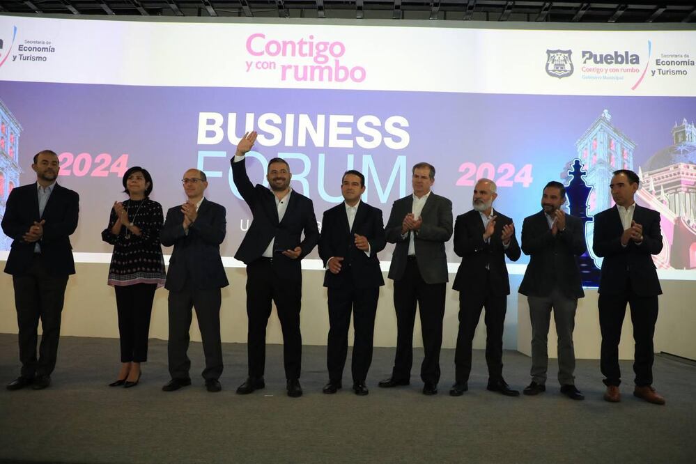 El alcalde Adán Domínguez inauguró este encuentro empresarial | Foto Ayuntamiento de Puebla