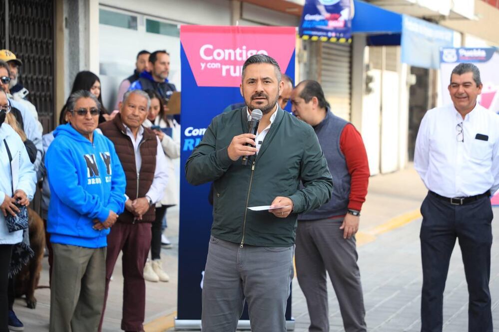 Este jueves se entregaron más calles rehabilitadas | Fotos Ayuntamiento de Puebla