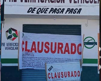 Clausuran oficinas de coyotes y talleres fraudulentos de verificación vehicular