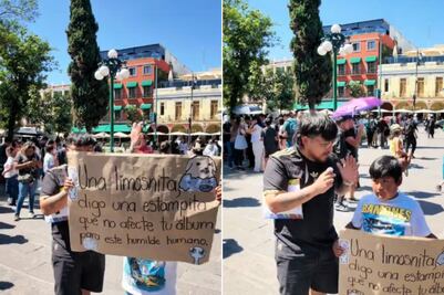 VIDEO | Niño se hace viral en Puebla por pedir estampas para su álbum Panini del Mundial 2026