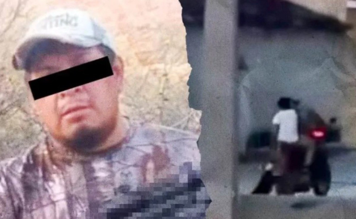 Pobladores captaron el momento en el que el sujeto maltrató al lomito | Foto: RRSS