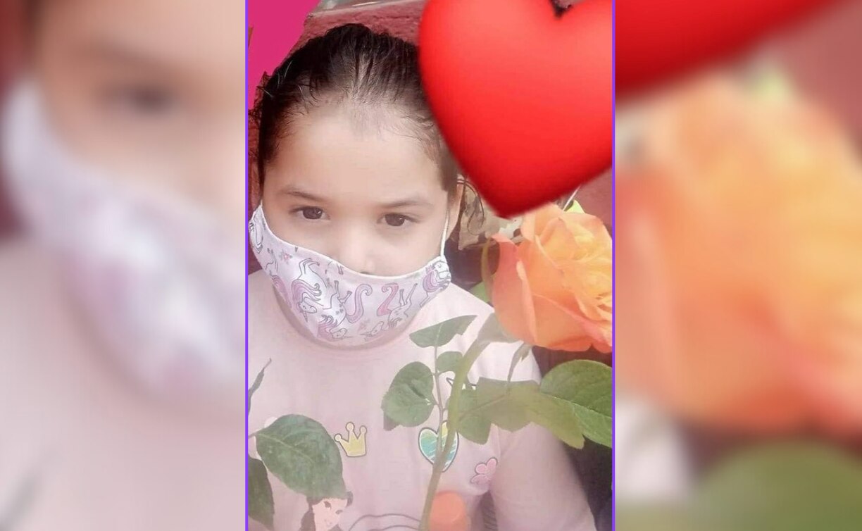 Neri Sánchez de los Santos tiene 7 años y se encuentra desaparecida | Foto: Redes Sociales