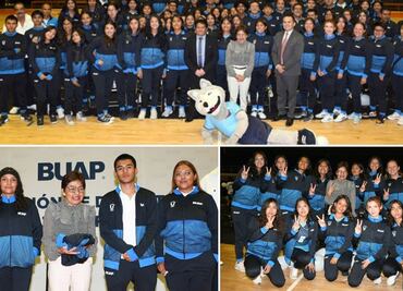 Lilia Cedillo abandera delegación BUAP para los Juegos Deportivos Nacionales Escolares 2025
