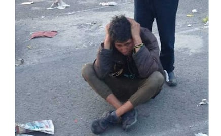 Drogadicto jalonea a quinceañera en Amozoc y se salva de ser linchado