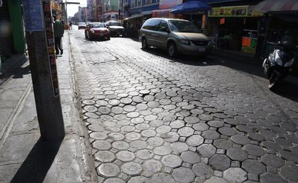 Inician la rehabilitación de la 18 Oriente-Poniente en el Centro Histórico de Puebla