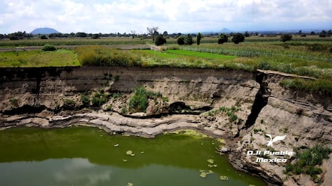 VIDEO Las construcciones que han sobrevivido al socavón de Puebla