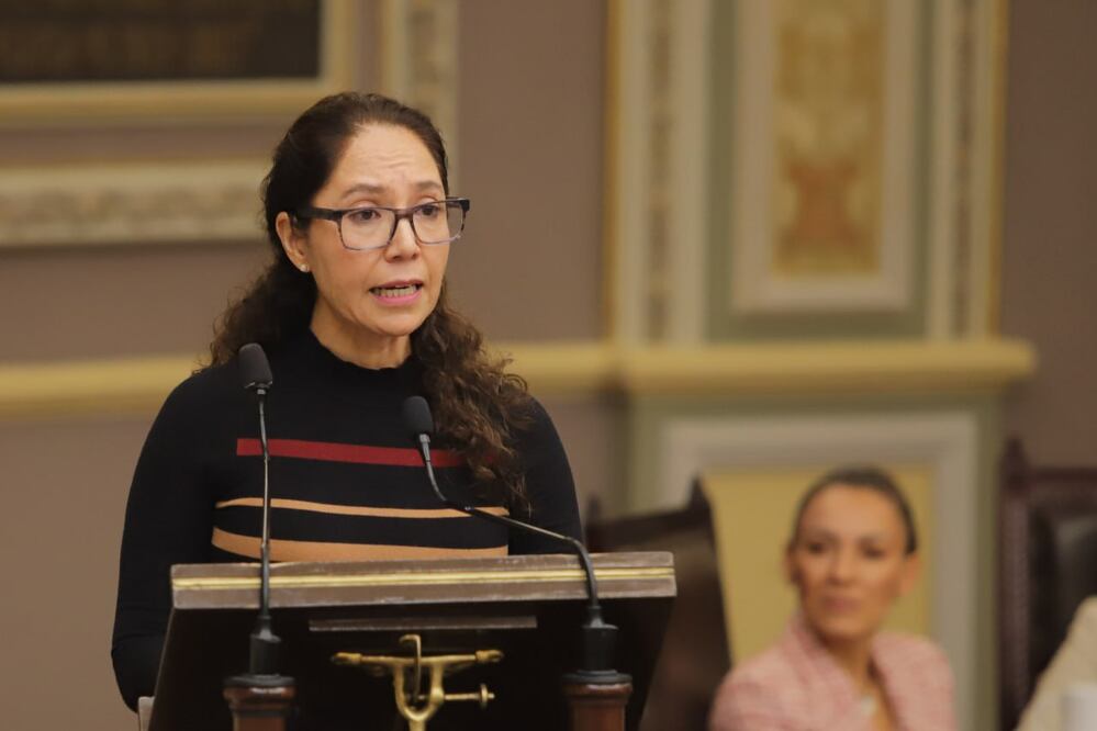 María Teresa Castro Corro compareció en el Pleno del Congreso de Puebla por el caso Accendo Banco | Agencia Es Imagen para El Universal Puebla