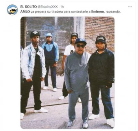 Eminem y AMLO: Video "tiradera" es fake, pero los MEMES no