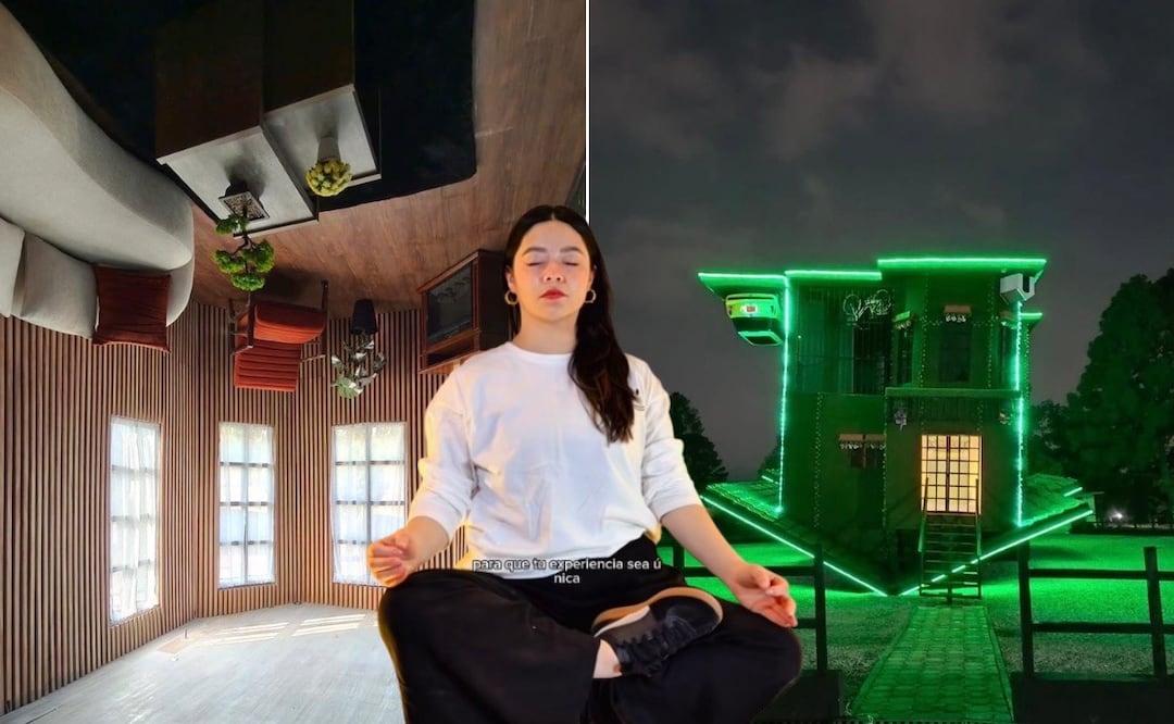 La nueva casa al revés desafía la gravedad y se convierte en el escenario perfecto para fotos divertida | Foto: FB Rancho Nochi Noyollo/RRSS