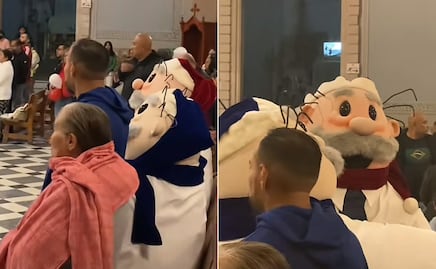 Botargas del Dr. Simi asisten a misa y así reaccionó la gente