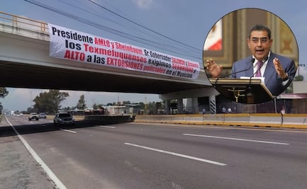 Gobierno de Puebla mantiene comunicación con Texmelucan tras aparición de mantas