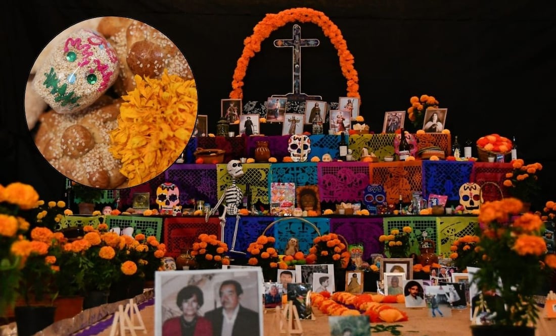 Los niveles en los altares de Día de Muertos tienen un significado / Foto EsImagen