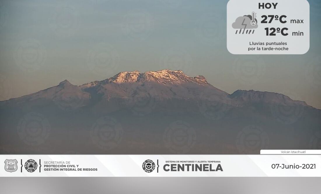 Pronóstico de clima para Puebla, 7 de junio 2021