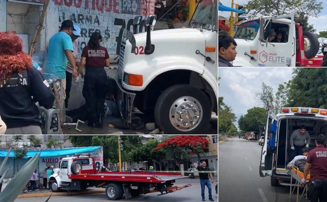 Madre e hija están graves tras ser arrolladas por una grúa en Tehuacán | Foto: RRSS