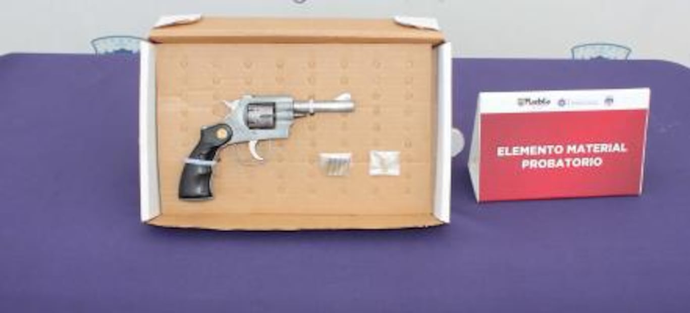 Por su pistola detienen a hombre en la Gonzalo Bautista