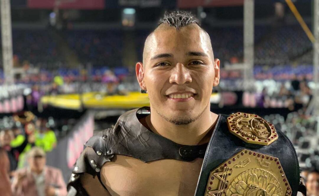 Los aficionados estadounidenses ovacionaron al Hijo del Vikingo en su presentación del 22 de marzo | Foto: Lucha Libre