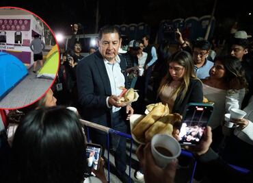 Feria de Puebla 2025: Darán tamales y atole a quienes acampen para entrar al Teatro del Pueblo