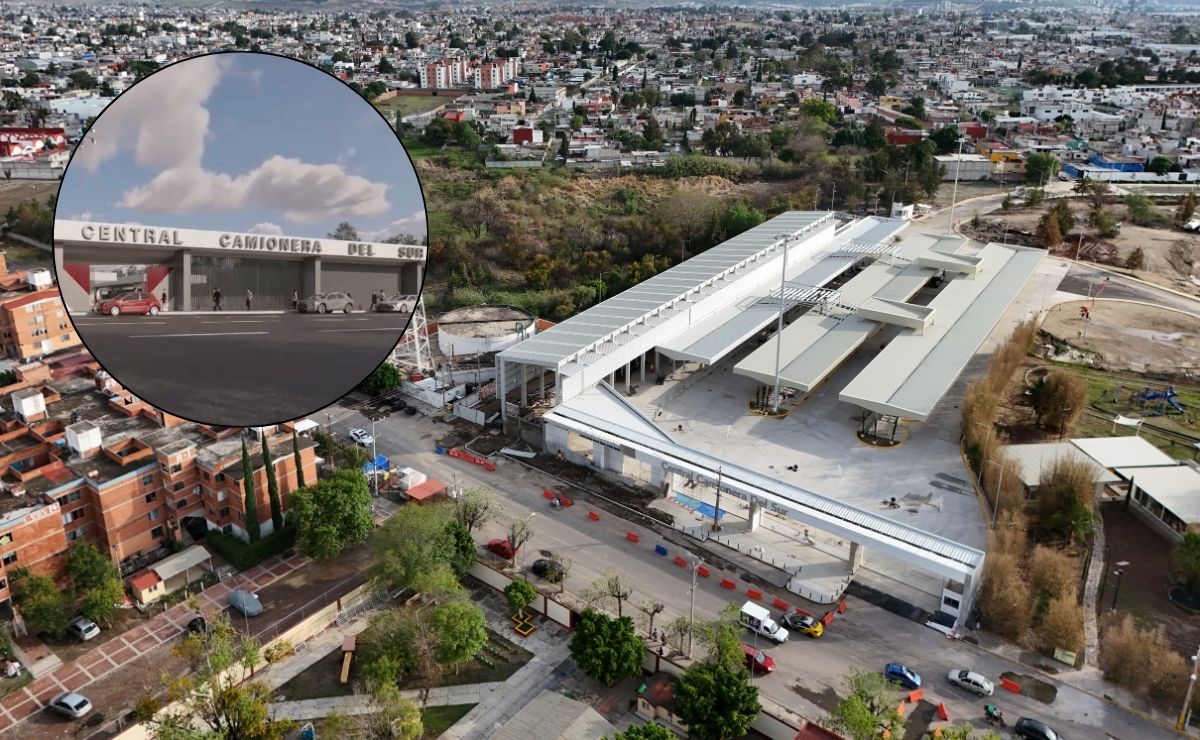 VIDEO Y FOTOS | Así se ve desde el aire la Central Camionera del Sur a días de su inauguración