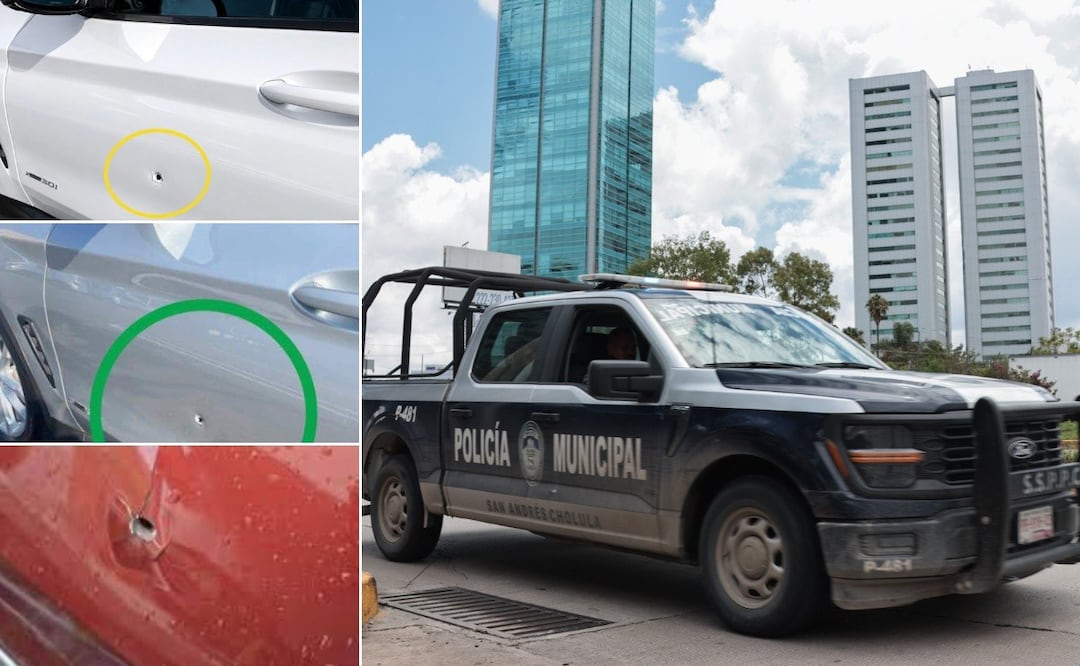 Van detrás del tirador de la Vía Atlixcáyotl | Foto: EsImagen/RRSS