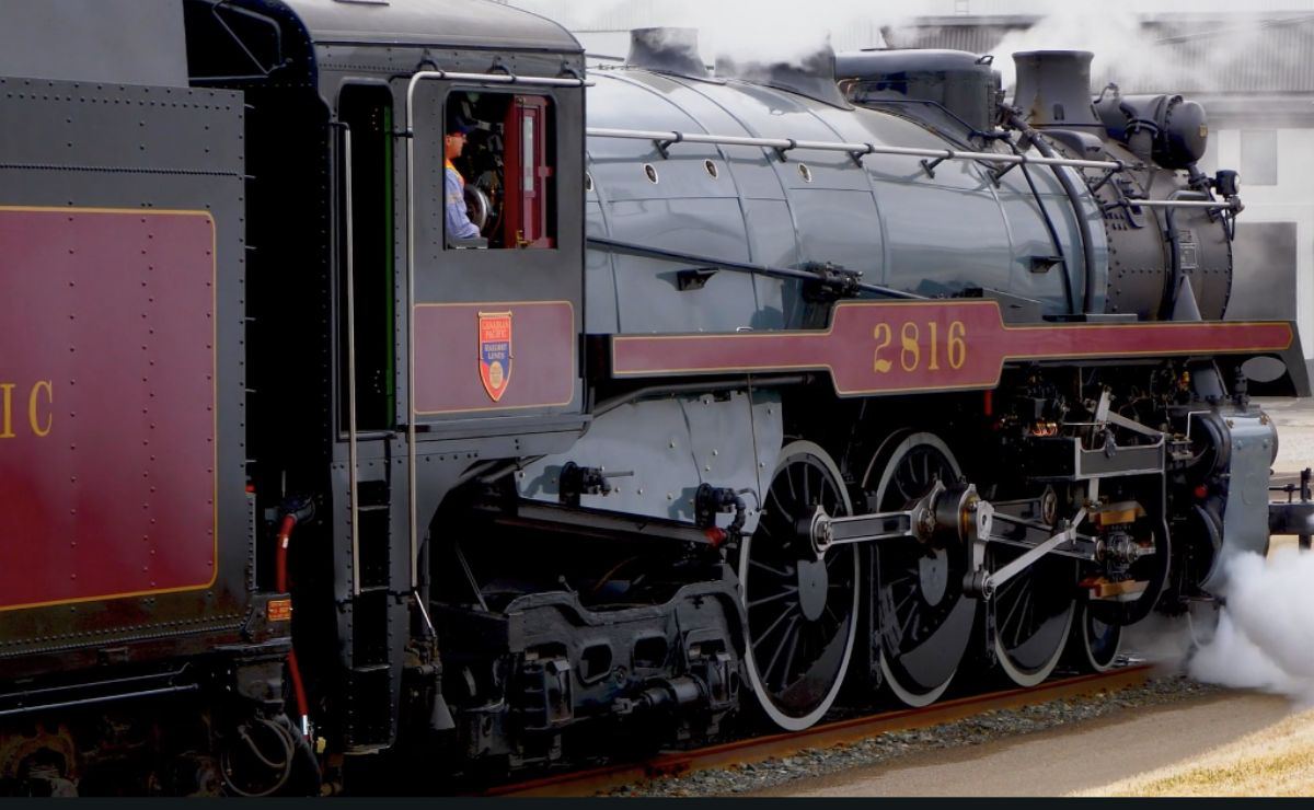 Horarios y calles donde se podrá ver la locomotora La Emperatriz 2816
