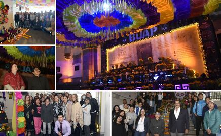 Rinden homenaje a los muertos en la BUAP