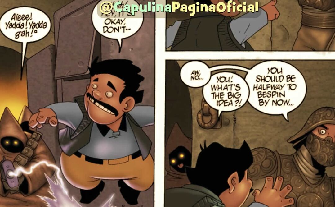 Personaje de una historieta con enorme parecido con Capulina. Foto: @CapulinaPáginaOficial / Facebbok