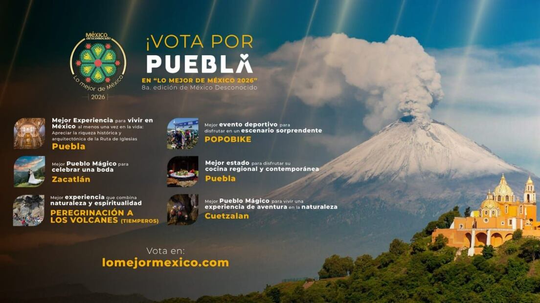 Foto: FB Secretaría de Turismo Puebla