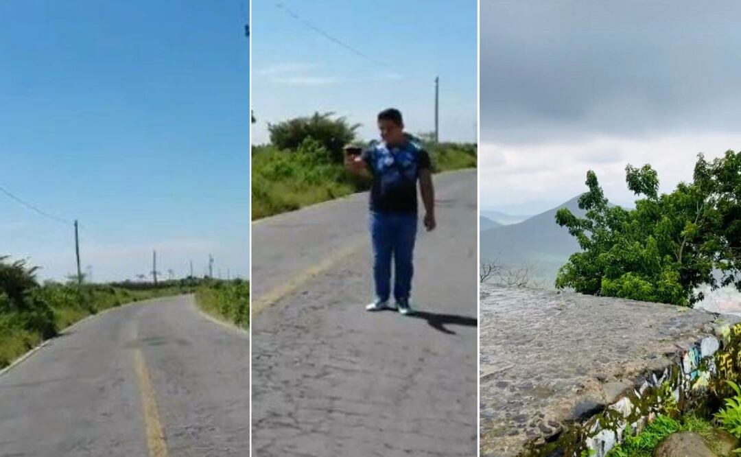 En este punto la gravedad es todo un desafío | Foto: TikTok manuel.apan / YouTube Christopher Cuevas