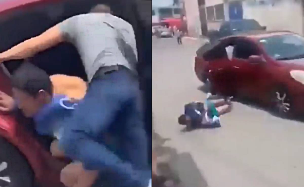 Joven se lanza de auto en movimiento para evitar secuestro en Tenango del Valle, Edomex