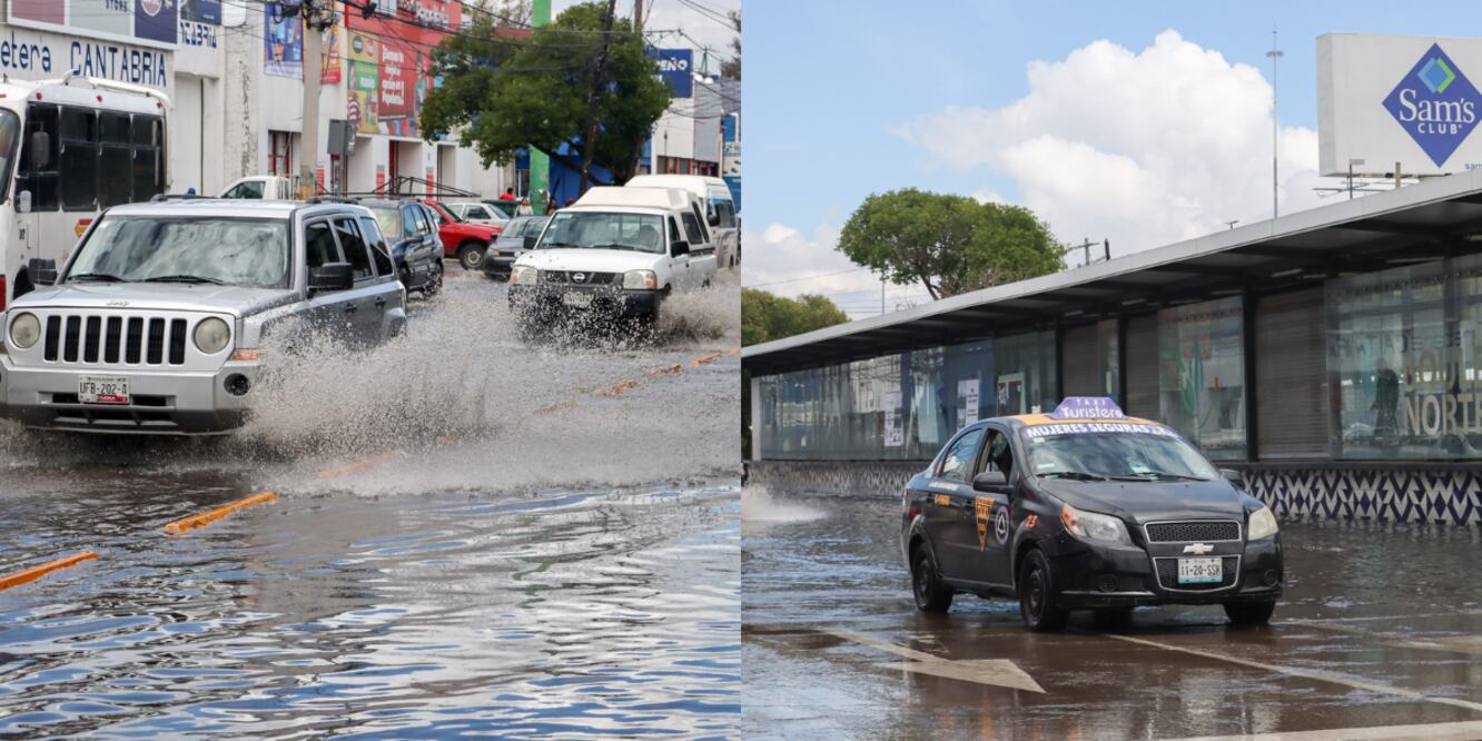 Zonas de la ciudad de Puebla susceptibles de sufrir encharcamientos e inundaciones por lluvia / Foto EsImagen