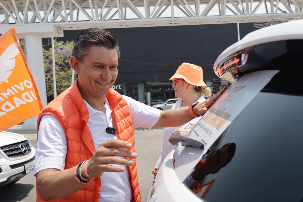 Rafael Cañedo inicia campaña en busca de la alcaldía de Puebla | Foto: EsImagen