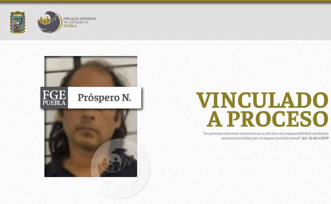 Próspero N. presuntamente agredió a su hija sexualmente en una tienda de San Pedro Cholula | Foto: FGE PUEBLA