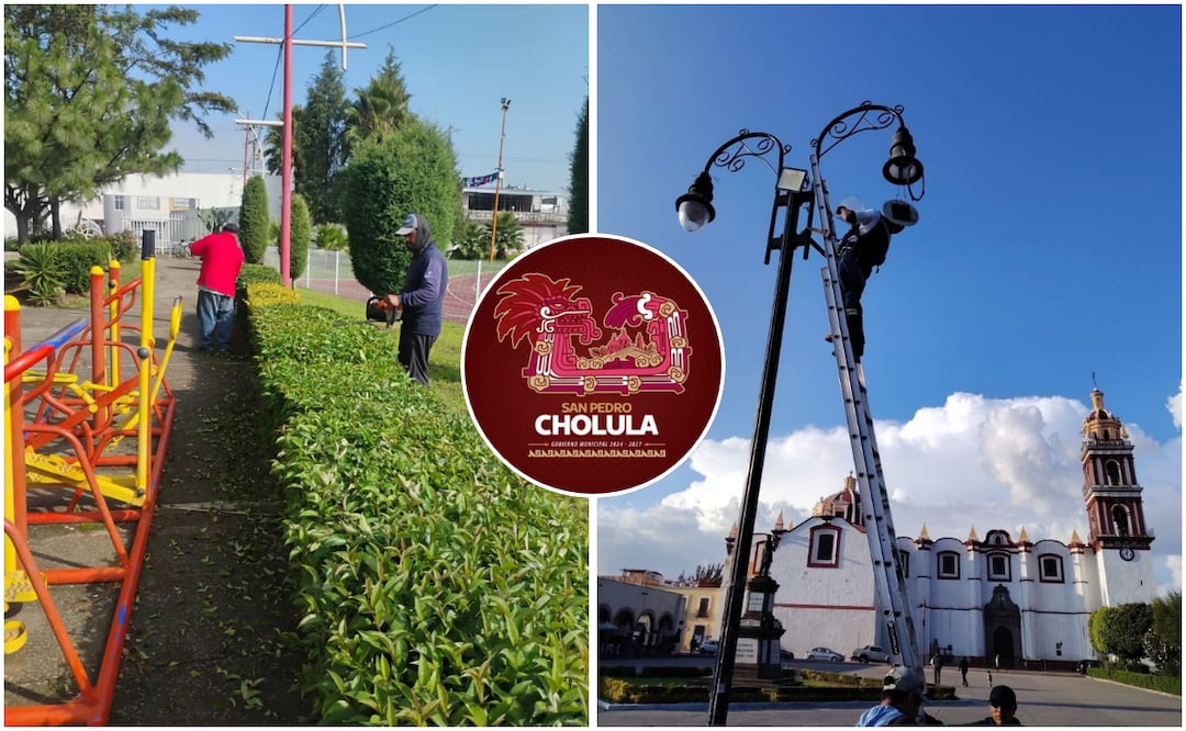 Refuerza Tonantzin Fernández servicios públicos para mejorar la imagen urbana de San Pedro Cholula | Foto: Ayuntamiento de San Pedro Cholula.