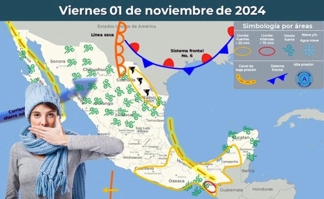 Este fin de semana bajará nuevamente la temperatura | Foto: Conagua