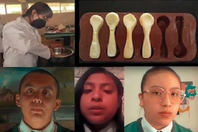 Estudiantes del CECyTE Cholula crean las cucharas comestibles Cuchareat