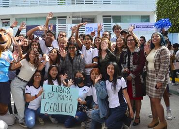 Lilia Cedillo reconoce los logros de Preparatoria de la BUAP