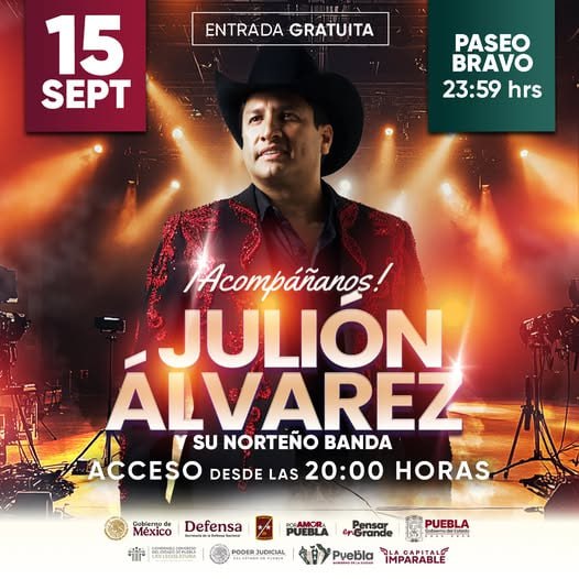 Puebla tendrá conciertos para celebrar el 15 de septiembre | Foto: EsImagen