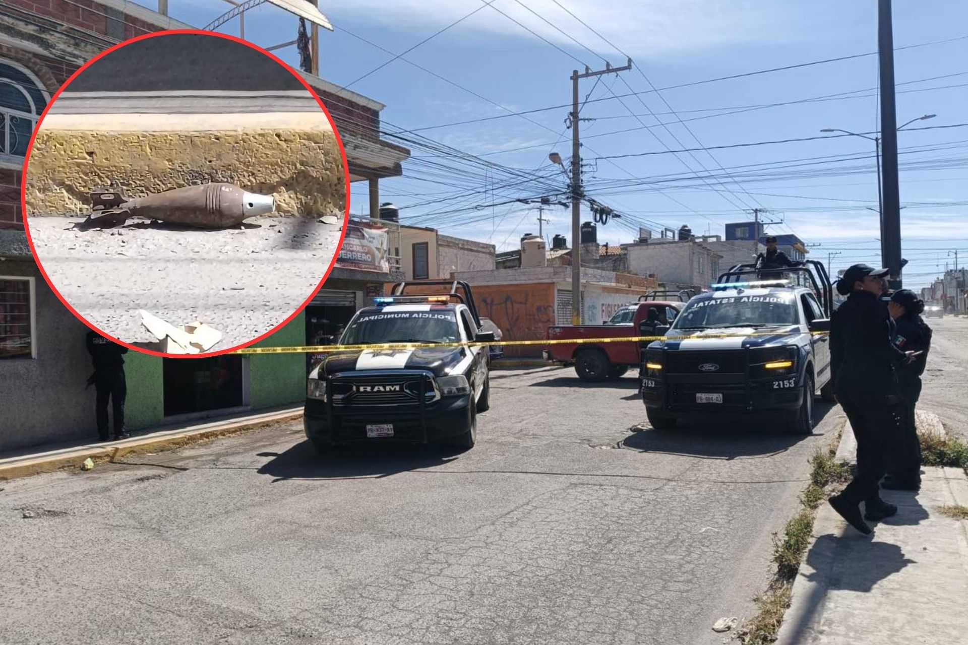 Fuerzas de seguridad desactivan torpedo en la colonia Constitución Mexicana