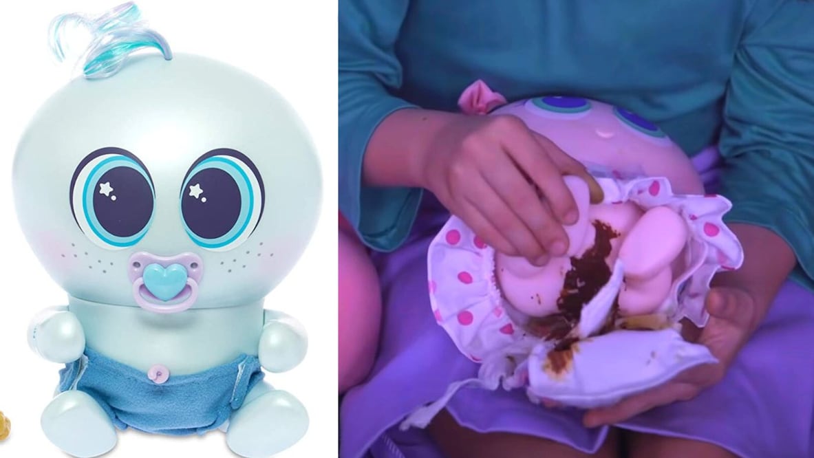 Muñeco que defeca, el ksi-merito de Amparín Serrano que cuesta 4 mil pesos