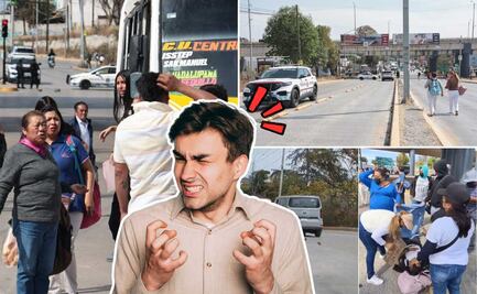 Caos, desesperación y un atropellado durante bloqueo en Periférico y Valsequillo