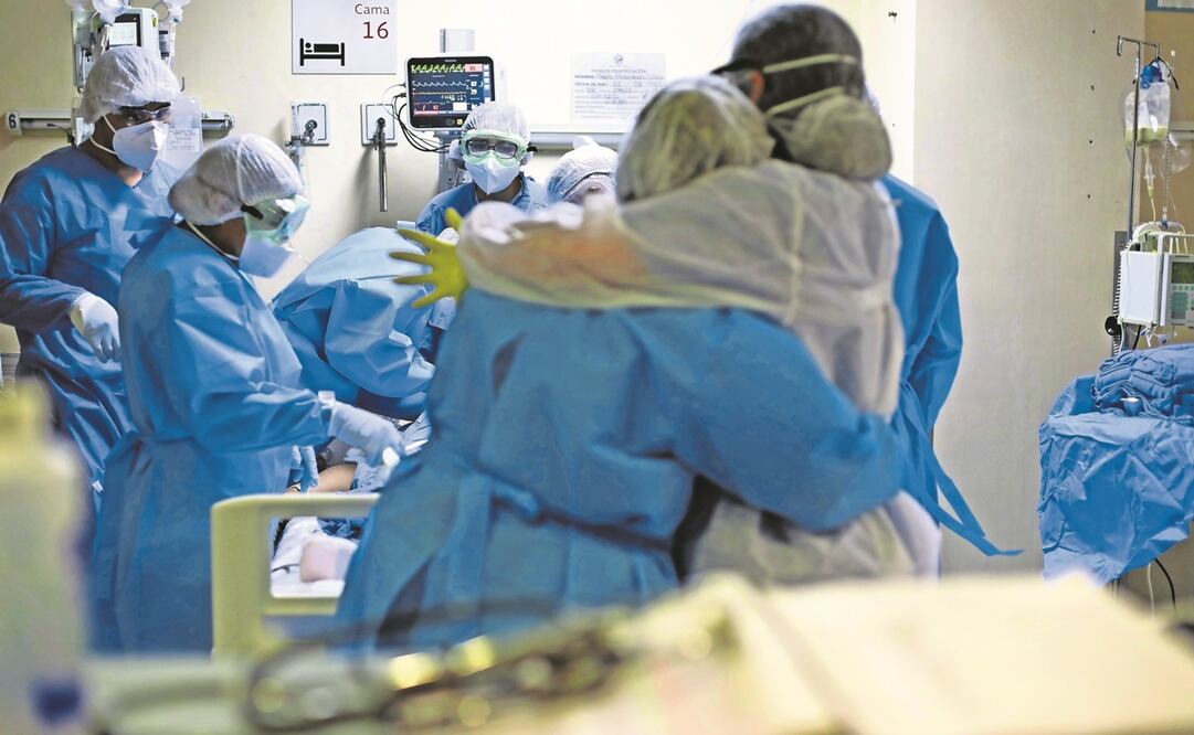 Datos de la OPS contabilizaban al pasado 21 de julio en México 244 mil 711 casos de personal de la salud contagiado por el virus. Foto: ARCHIVO EL UNIVERSAL