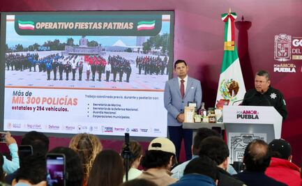 Habrá operativo especial de seguridad durante las fiestas patrias en Puebla