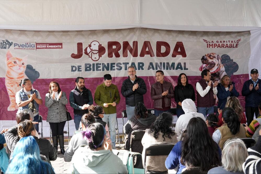 Pepe Chedraui encabezó jornada de bienestar animal | Foto: Ayuntamiento de Puebla