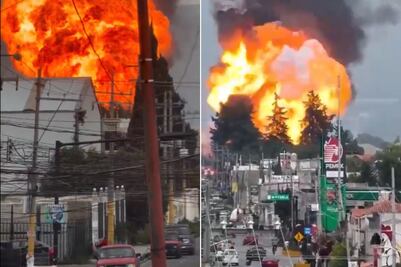 Explotan pipas de gas en Tepeaca; evacuan a más de 1,700 estudiantes